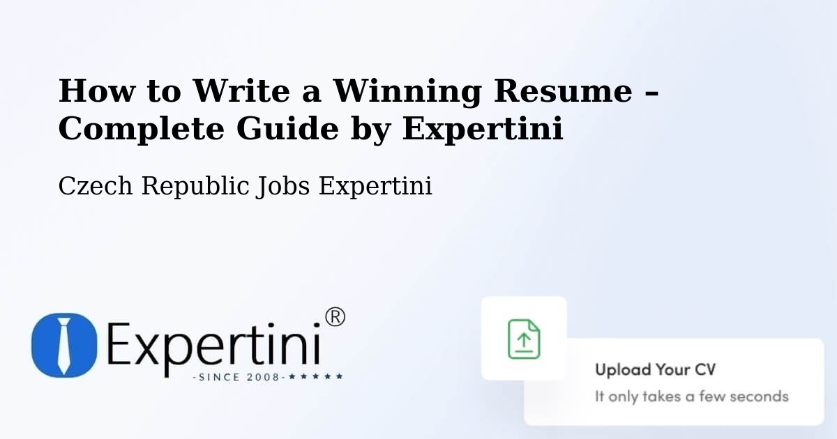 Resume Writing Guide for Job Seekers – Protivanov - Protivanov, Czech Republic Jobs Expertini